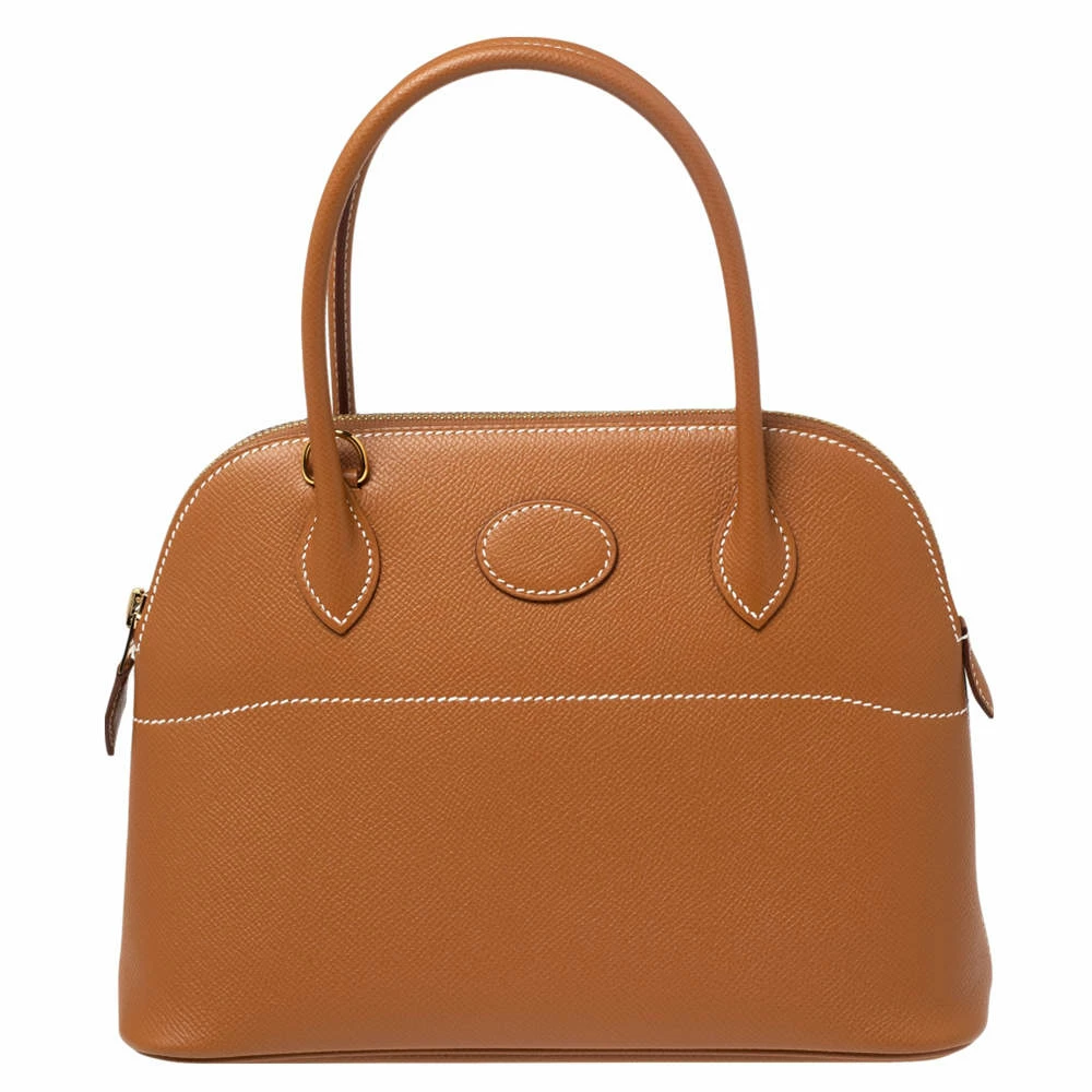 Hermes Gold Epsom Leather Bolide 27 Bag For Women 3 Hermes Gold Epsom Leather Bolide 27 Bag For Women