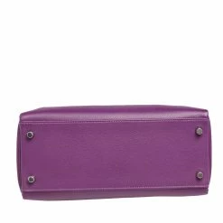 Hermes Anemone Evercolor Leather Palladium Plated Kelly Retourne 28 Bag For Women -Deals Hermes Store luxury women hermes new handbags p543080 006