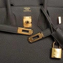 Hermes Gris Etain Togo Leather Gold Plated Birkin 25 Bag For Women -Deals Hermes Store luxury women hermes new handbags p549933 1638097228 012