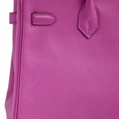 Hermes Magnolia/Capucine Taurillon Novillo Leather Palladium Plated Birkin 25 Bag For Women -Deals Hermes Store luxury women hermes new handbags p551031 015