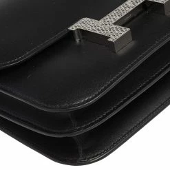 Hermes Hermés Black Veau Monsieur Leather And Lizard Constance 18 Bag For Women 26 Hermes Hermés Black Veau Monsieur Leather And Lizard Constance 18 Bag For Women -Deals Hermes Store luxury women hermes new handbags p555056 006