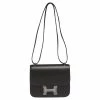 Hermes Hermés Black Veau Monsieur Leather And Lizard Constance 18 Bag For Women -Deals Hermes Store luxury women hermes new handbags p555056 010