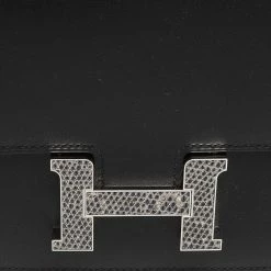 Hermes Hermés Black Veau Monsieur Leather And Lizard Constance 18 Bag For Women 20 Hermes Hermés Black Veau Monsieur Leather And Lizard Constance 18 Bag For Women -Deals Hermes Store luxury women hermes new handbags p555056 011