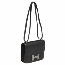 Hermes Hermés Black Veau Monsieur Leather And Lizard Constance 18 Bag For Women 17 Hermes Hermés Black Veau Monsieur Leather And Lizard Constance 18 Bag For Women -Deals Hermes Store luxury women hermes new handbags p555056 012