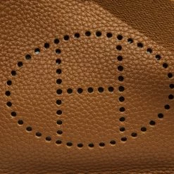 Hermes Gold Taurillon Clemence Leather Evelyne TPM Bag For Women -Deals Hermes Store luxury women hermes new handbags p557769 005