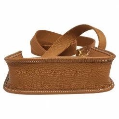 Hermes Gold Taurillon Clemence Leather Evelyne TPM Bag For Women -Deals Hermes Store luxury women hermes new handbags p557769 008