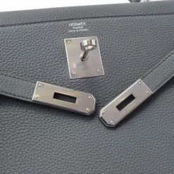 Hermes Grey Togo Leather Palladium Hardware Kelly Retourne 32 Bag For Women -Deals Hermes Store luxury women hermes new handbags p560046 004