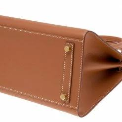 Hermes Gold Madame Leather Gold Plated Birkin 30 Bag For Women -Deals Hermes Store luxury women hermes new handbags p560612 004