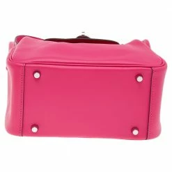 Hermes Rose Extreme Swift Leather Palladium Plated Mini Lindy Bag For Women -Deals Hermes Store luxury women hermes new handbags p560633 010