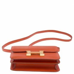 Hermes Hermés Terre Battue Epsom Leather Constance 18 Bag For Women -Deals Hermes Store luxury women hermes new handbags p563313 002