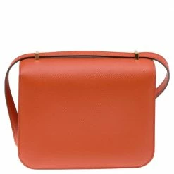 Hermes Hermés Terre Battue Epsom Leather Constance 18 Bag For Women -Deals Hermes Store luxury women hermes new handbags p563313 003