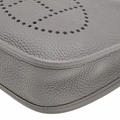 Hermes Etain Taurillon Clemence Leather Evelyne TPM Bag For Women 22 Hermes Etain Taurillon Clemence Leather Evelyne TPM Bag For Women -Deals Hermes Store luxury women hermes new handbags p579022 005