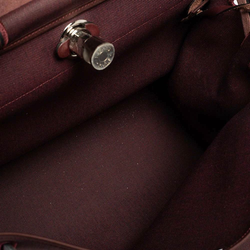 Hermes Prune Militaire Canvas And Leather Herbag Zip 39 Bag For Women 13 Hermes Prune Militaire Canvas And Leather Herbag Zip 39 Bag For Women - Image 11