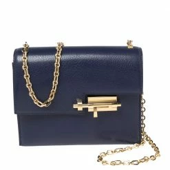 Hermes Encre Chevre Leather Mini Verrou Chaine Bag For Women