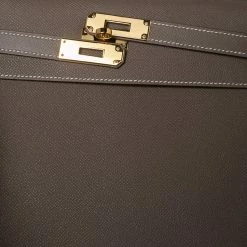 Hermes Etoupey Epsom Leather Gold Plated Kelly Sellier 32 Bag For Women -Deals Hermes Store luxury women hermes new handbags p595192 011