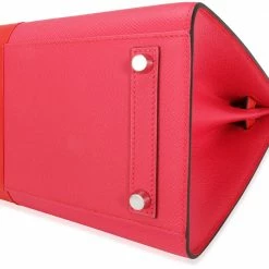 Hermes Red/Pink Epsom Leather Palladium Hardware Birkin 30 Sellier Bag For Women -Deals Hermes Store luxury women hermes new handbags p599887 007