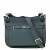 Hermes Hermès Blue Orage Togo Leather Palladium-Plated Hardware Jypsiere 28 Bag For Women -Deals Hermes Store luxury women hermes new handbags p619245 011