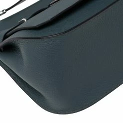 Hermes Hermès Blue Orage Togo Leather Palladium-Plated Hardware Jypsiere 28 Bag For Women -Deals Hermes Store luxury women hermes new handbags p619245 012