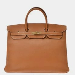HERMES 40 Brown Ardenne Unisex Handbag For Women