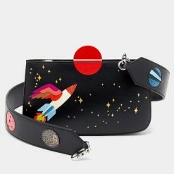 Hermes Noir/Multicolore Veau Monsieur And Lizard "Etoile Dorees Rocket" Sac A Malice Space Bag For Women -Deals Hermes Store luxury women hermes new handbags p650300 001