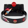 Hermes Noir/Multicolore Veau Monsieur And Lizard "Etoile Dorees Rocket" Sac A Malice Space Bag For Women