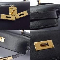 HERMES Kelly 28 Outer Sewing 2WAY Bag Black BOXCalfskin Ladies Handbag For Women 20 HERMES Kelly 28 Outer Sewing 2WAY Bag Black BOXCalfskin Ladies Handbag For Women -Deals Hermes Store luxury women hermes new handbags p655694 011