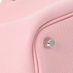 Hermes Pink Taurillon Clemence Leather Picotan Lock PM Tote Bag For Women -Deals Hermes Store luxury women hermes new handbags p665228 006