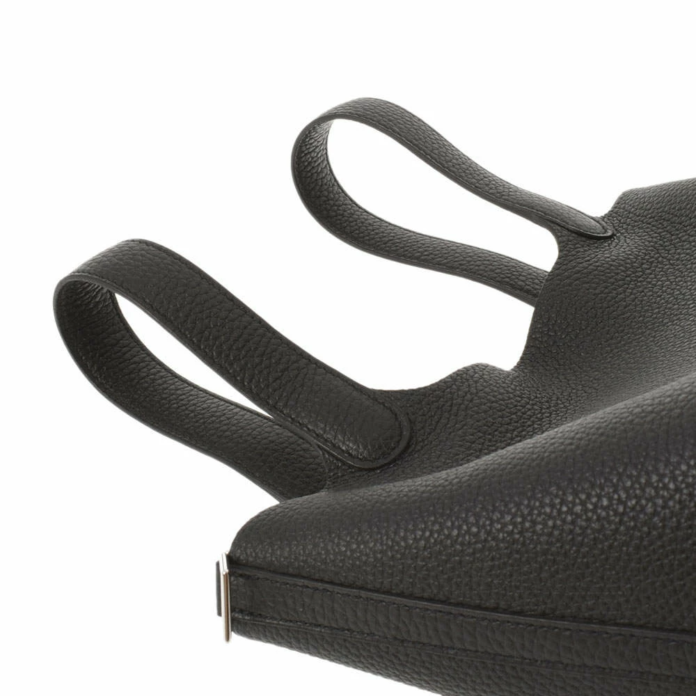 Hermes Black Taurillon Clemence Leather Picotin Lock PM Tote Bag For Women 7 Hermes Black Taurillon Clemence Leather Picotin Lock PM Tote Bag For Women - Image 5