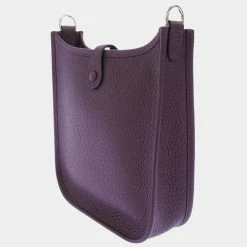 Hermes Purple Taurillon Clemence Leather Evelyn Amazon TPM Shoulder Bag For Women 10 Hermes Purple Taurillon Clemence Leather Evelyn Amazon TPM Shoulder Bag For Women -Deals Hermes Store luxury women hermes new handbags p668256 002