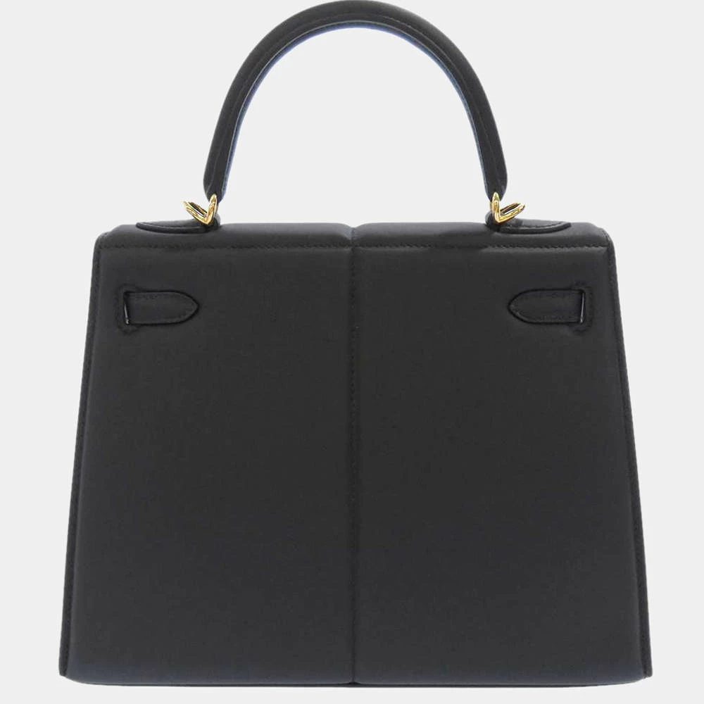 Hermes Black Swift Leather Gold Hardware Kelly Padded 25 Sellier Bag For Women 5 Hermes Black Swift Leather Gold Hardware Kelly Padded 25 Sellier Bag For Women - Image 3