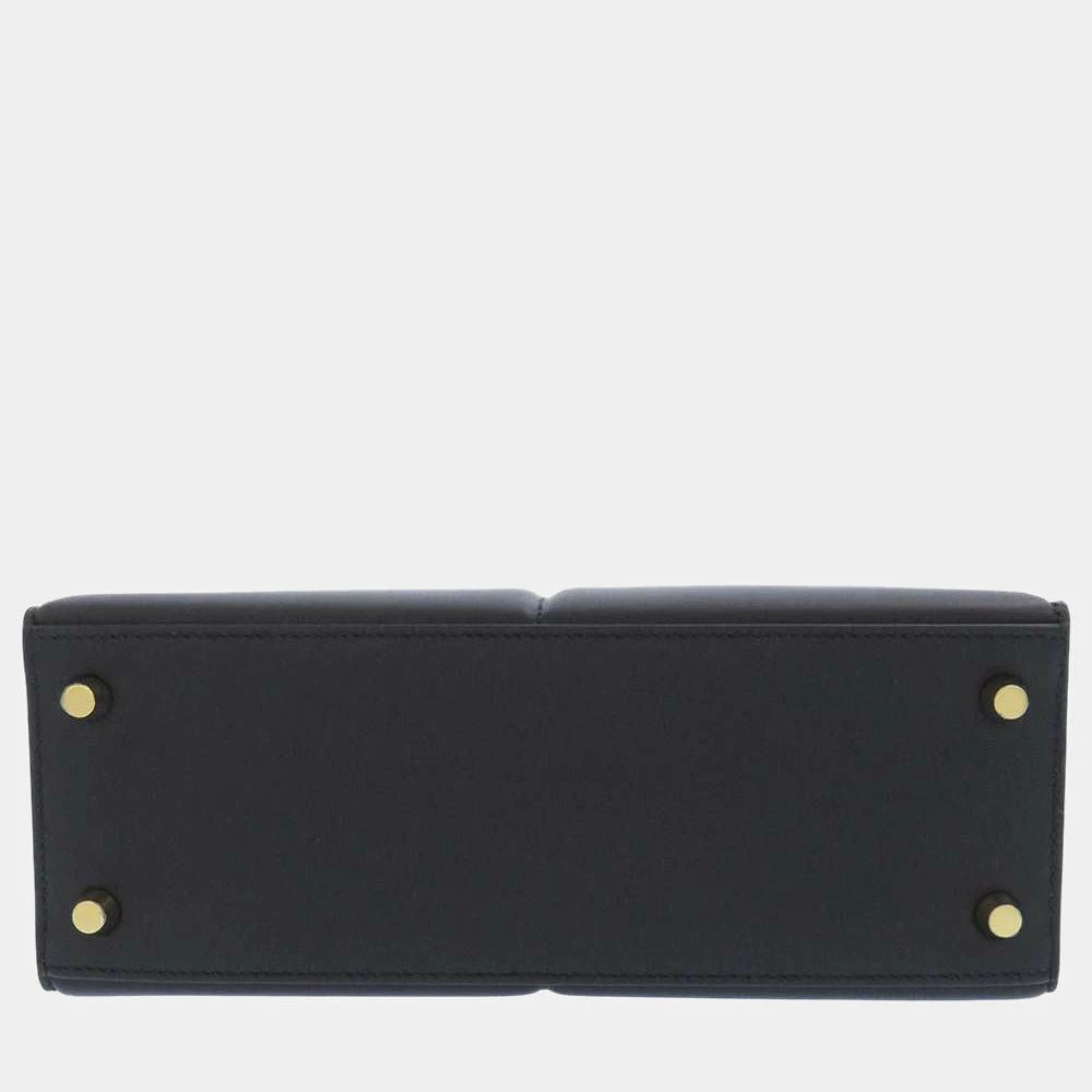 Hermes Black Swift Leather Gold Hardware Kelly Padded 25 Sellier Bag For Women 6 Hermes Black Swift Leather Gold Hardware Kelly Padded 25 Sellier Bag For Women - Image 4