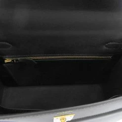 Hermes Black Swift Leather Gold Hardware Kelly Padded 25 Sellier Bag For Women 17 Hermes Black Swift Leather Gold Hardware Kelly Padded 25 Sellier Bag For Women -Deals Hermes Store luxury women hermes new handbags p668272 007