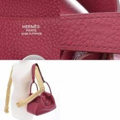 Hermes Lindy 34 2WAY Red Taurillon Clemence Ladies Handbag For Women -Deals Hermes Store luxury women hermes new handbags p672662 012