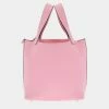 Hermes Picotan Lock PM Pink Taurillon Clemence Ladies Handbag For Women