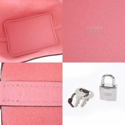 Hermes Picotan Lock PM Pink Taurillon Clemence Ladies Handbag For Women -Deals Hermes Store luxury women hermes new handbags p672664 011
