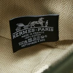 Hermes Hermès Vert Foret Canvas Bride-a-Brac Case For Women -Deals Hermes Store luxury women hermes new handbags p673202 002