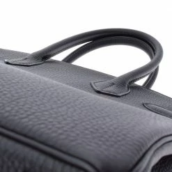 Hermes Black Clemence Leather Gold Hardware Birkin 30 Bag For Women -Deals Hermes Store luxury women hermes new handbags p673721 004