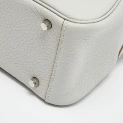 Hermes Hermès Gris Perle Taurillon Clemence Leather Palladium Finish Mini Lindy Bag For Women 26 Hermes Hermès Gris Perle Taurillon Clemence Leather Palladium Finish Mini Lindy Bag For Women -Deals Hermes Store luxury women hermes new handbags p674198 008