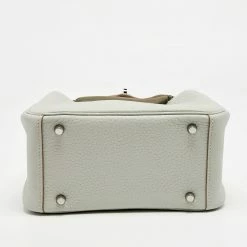 Hermes Hermès Gris Perle Taurillon Clemence Leather Palladium Finish Mini Lindy Bag For Women 21 Hermes Hermès Gris Perle Taurillon Clemence Leather Palladium Finish Mini Lindy Bag For Women -Deals Hermes Store luxury women hermes new handbags p674198 012