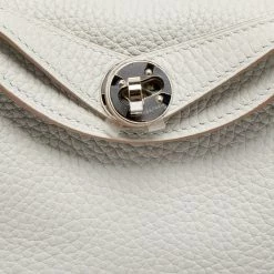 Hermes Hermès Gris Perle Taurillon Clemence Leather Palladium Finish Mini Lindy Bag For Women 19 Hermes Hermès Gris Perle Taurillon Clemence Leather Palladium Finish Mini Lindy Bag For Women -Deals Hermes Store luxury women hermes new handbags p674198 013