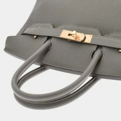 Hermes Grey Togo Leather Gold Hardware Birkin 30 Bag For Women -Deals Hermes Store luxury women hermes new handbags p676317 003