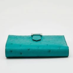 Hermes Vert Verone Ostrich Bearn Compact Wallet For Women 20 Hermes Vert Verone Ostrich Bearn Compact Wallet For Women -Deals Hermes Store luxury women hermes new handbags p677006 007