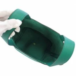 Hermes Green Taurillon Clemence Leather Picotin Lock MM Tote Bag For Women -Deals Hermes Store luxury women hermes new handbags p677542 004