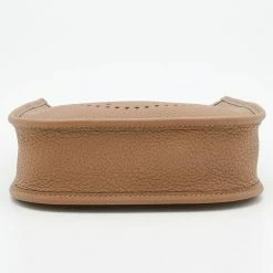 Hermes Beige De Weimar Taurillion Maurice Leather Evelyne TPM Bag For Women -Deals Hermes Store luxury women hermes new handbags p677946 012