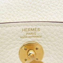 Hermes White Taurillon Clemence Leather Mini Lindy 20 Shoulder Bag For Women -Deals Hermes Store luxury women hermes new handbags p680036 007