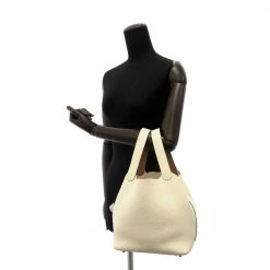 Hermes White Taurillon Clemence/Swift Leather Picotin Lock MM Tote Bag For Women -Deals Hermes Store luxury women hermes new handbags p680046 003