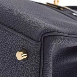 Hermes Black Veau Crispe Togo Porosus Crocodile Leather Gold Hardware Kelly 28 Retourne Touch Bag For Women -Deals Hermes Store luxury women hermes new handbags p683521 002