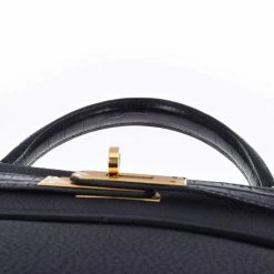Hermes Black Veau Crispe Togo Porosus Crocodile Leather Gold Hardware Kelly 28 Retourne Touch Bag For Women -Deals Hermes Store luxury women hermes new handbags p683521 003