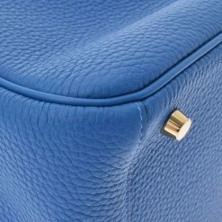 Hermes Blue Taurillon Clemence Leather Lindy 26 Shoulder Bag For Women -Deals Hermes Store luxury women hermes new handbags p686768 006