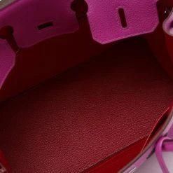 Hermes Magnolia Taurillon Novillo Leather Palladium Finish Birkin 25 Bag For Women -Deals Hermes Store luxury women hermes new handbags p687619 011